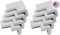 Kidkusion Corner Cushions, Off White - 8 Pack | Foam Safety; Table Protector; Furniture Safety; Edge Guard