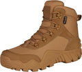 FREE SOLDIER Men's Waterproof Hiking Boots Tactical Work Boots Outdoor Lightweight Military Boots