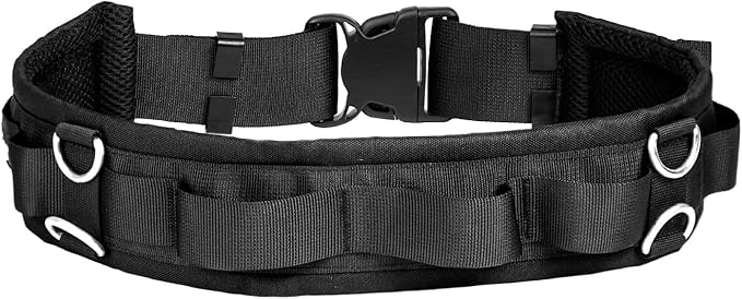 OPENMOON Multi 2” Padded Belt working tool belt,with six pen hole,8 metal locker