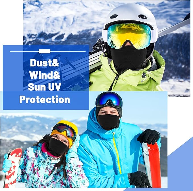 Jecery 60 Pcs Neck Gaiter Face Cover UV Protection Scarf Bulk Mask Breathable Balaclava Bandana for Men Women Outdoor Sports