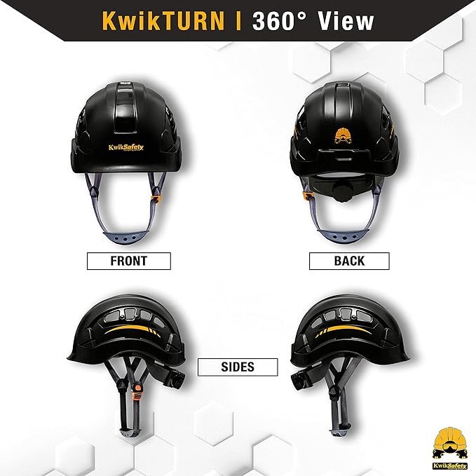 KwikSafety - Charlotte, NC - Hard Hats [Full Brim, Cap Style, Climbing Style] Type 1, Class C ANSI OSHA
