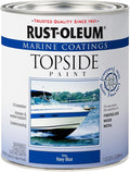 Rust-Oleum 396958 Marine Coatings Topside Paint, Quart, Gloss Navy Blue