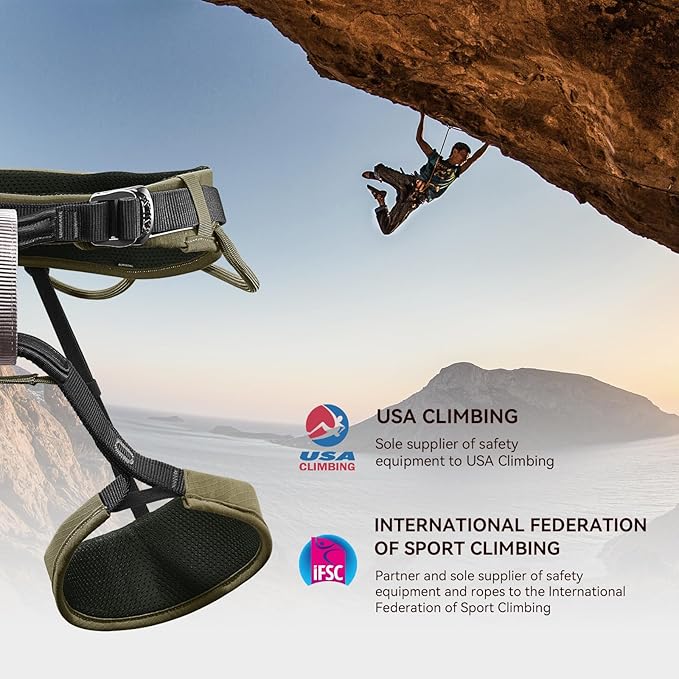 KAILAS Airo Rock Climbing Harness Men Roofing Harnesses Rescue Mountaineering Safety Belt Women Comfortable Lightweight