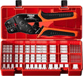 PEBA Crimping Tool and JST Connector Kit - 18 Types of 2.5 mm JST-XH Connectors & Crimp Pins, 2/3/4/5/6/7-pin JST Housings and Contacts, for DIY Electronics - Suitable for AWG 32-20 Wires