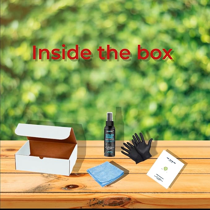 Solar Panel Coating | Anti Dust | Self-Cleaning | Anti-Soiling | Anti-Snow | Hydrophobic | Graphene Infused | Anti-Abrasion | Protection up to 5YRS | 10H Hardness | Eco-Friendly | Ceramic Coating