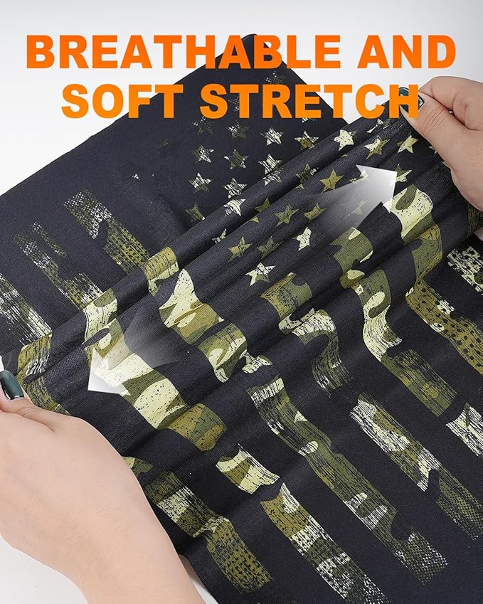 4Pack Neck Gaiter for Men Women Face Cover Mask Head Wrap Balaclava Headwear Bandana Headband Magic Scarf