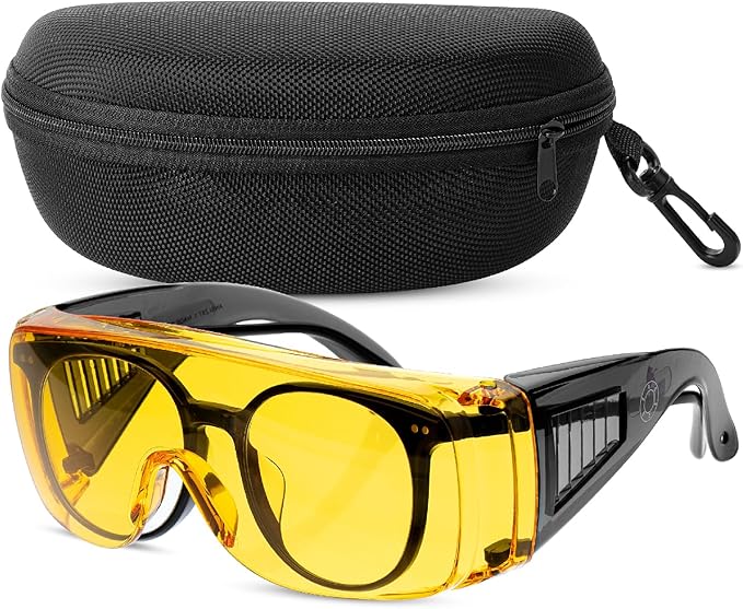 UNCO- Safety Goggles Over Glasses, Protective Goggles, Anti Fog, Work, Safety Glasses Over