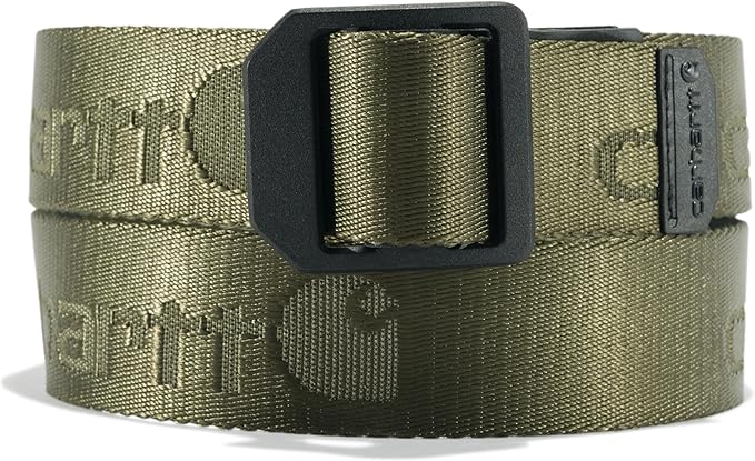 Carhartt Men's Rugged Flex Nylon Webbing Belt