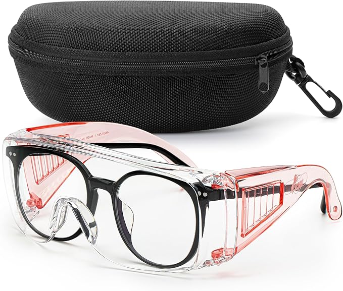UNCO- Safety Goggles Over Glasses, Protective Goggles, Anti Fog, Work, Safety Glasses Over