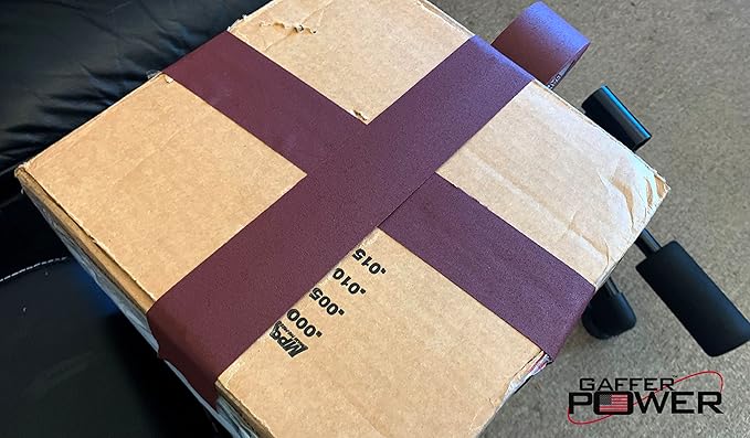 Gaffer Power Proudly Made in The USA, Real Professional Grade Gaffer Tape, Heavy Duty Gaffers Tape, Non-Reflective, Multipurpose. 2 Inches x 30 Yards, Burgundy