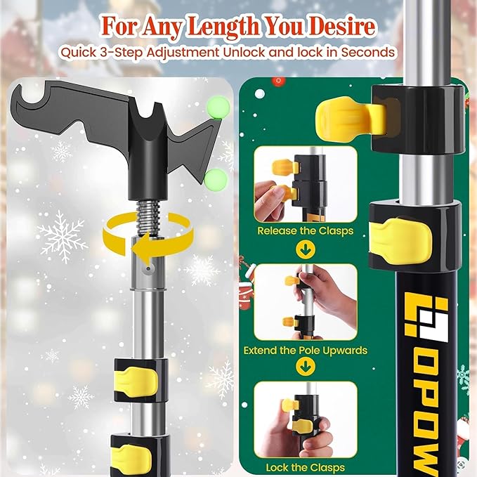 1.5-3ft Compact Paint Extension Pole - Perfect for Indoor Touch-ups & Window Cleaning - Lightweight Aluminum with Universal Thread - Quick Setup for Small Projects