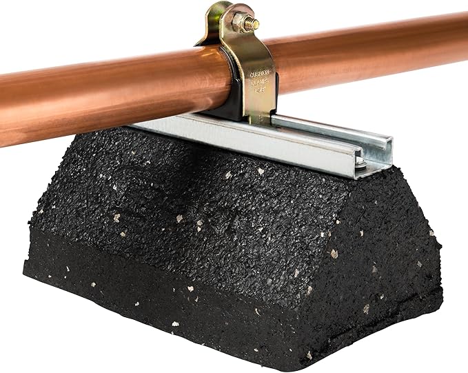 UV-Resistant Rubber Roof Top Pipe Support - 100% Recycled Material, Durable & Eco-Friendly Solution for Pipe Management on Flat Roofs