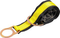 Palmer Safety 2-Pack 14 Ft Cross Arm Strap, 3" Wide Beam Straps Choker w/Large & Small D-Ring, ANSI OSHA Anchorage Sling Fall Protection Lanyard