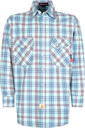 BOCOMAL FR Shirts Flame Resistant 100% C NFPA2112 7.5oz Men's Fire Retardant Welding Shirt