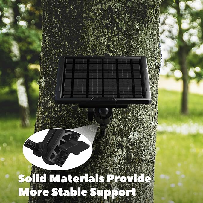 Adjustable Trail Camera Tree Mount: Game Camera Outdoor Mounting Bracket Holder with Double 360° Swivel Tilt Ball Joints, 2 Packs