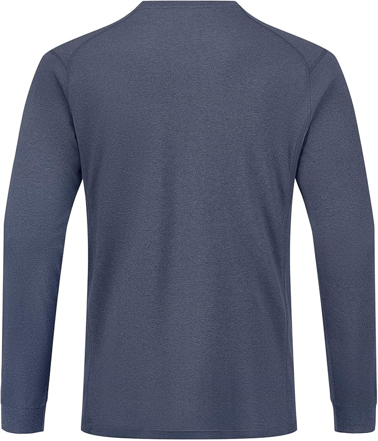 FR Shirts for Summer Crew T-Shirt 5.5OZ Heather Jersey Flame Resistant Long Sleeve Crew T Shirt CAT2