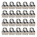 20Pcs M2 Wire Rope Clamp 304 Stainless Steel 1/16 inch Wire Rope Cable Clip Clamp