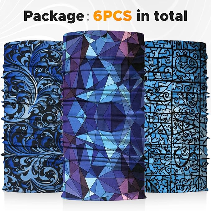 JOEYOUNG Headwear, Bandana, Neck Gaiter Head Wrap Headband Balaclava Magic Scarf