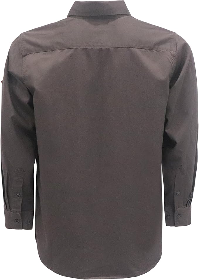 TICOMELA FR Shirts for Men Flame Resistant/Fire Retardant Shirt NFPA2112 7.5oz Men's Welding Shirt