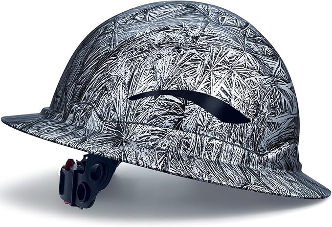 Full Brim Hard Hats ANSI/ISEA Z89.1 Type I Class E Certified 6-Point Suspension Lightweight Adjustable Safety Helmet for Construction Industrial