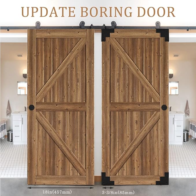 Black Metal Corner Protector 3.3 * 3.3 * 1 in Decorative Wood Funiture 4pcs Barn Sliding Door Corner Guards Metal Table Corner Antirust Zinc Alloy Edge Cover Bracket with Screw