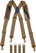 MELOTOUGH Tactical Suspenders Duty Belt Police Suspenders for Law Enforcement Belt with Padded Adjustable Shoulder