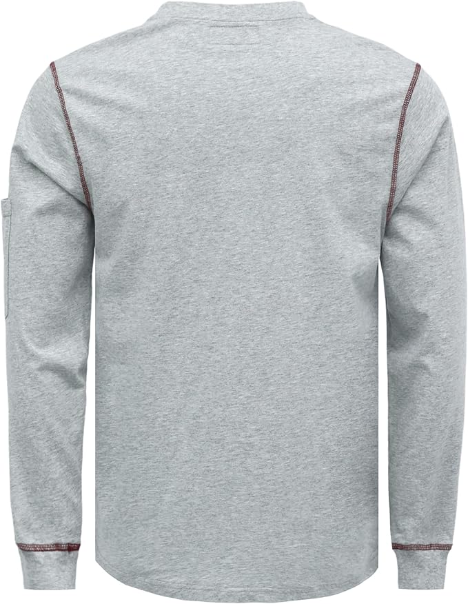 VATRENUS FR Shirts Crewneck 5.5oz Lightweight Flame Resistant 100% Cotton Men's Pre-Washed Fire Retardant Workwear
