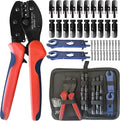 Solar Crimper Tool Kit, 1PCS Crimper for 2.5/4/6mm² Solar Cable, 2 Pcs Spanner Wrench, Solar Connectors, 10 Pairs Mc4 Connector for Solar Panel Cable Assembly and Installation