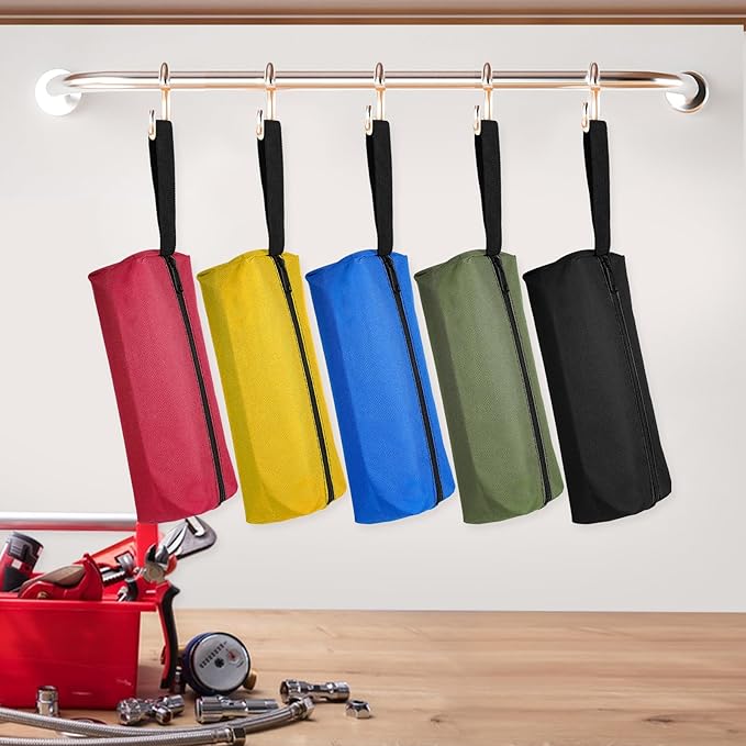 3/5 pack small Tool Organizer bags zipper canvas Pouch screwdriver pencil storage pouches Pockets