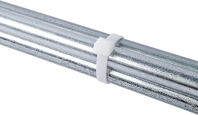 Gardner Bender 45-515 Nylon Heavy-Duty Cable Tie, 15 Inch., 120 lb. Tensile Strength, Wire / Wrap / Industrial & Household Use, Zip Tie, 10 Pk., Natural White