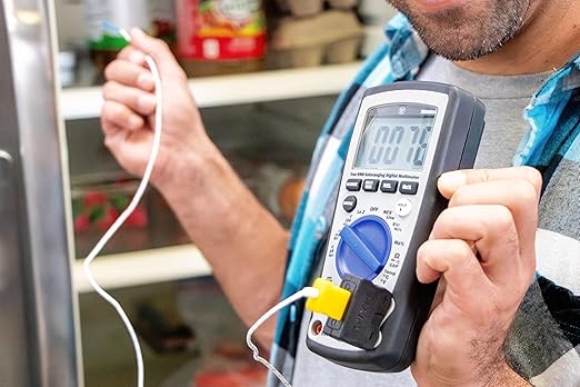 Westinghouse 1000V True RMS Auto-Ranging Multimeter with Backlight and MAX/MIN; Measures Voltage Current Resistance Capacitance Frequency Temperature; 2-Year Warranty; Professional & DIY Use