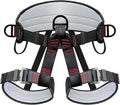 Climbing Belts, Thicken Professional Half Body Safety Belt Climbing Gear for Tree Climbing, Fire Rescue, Roofing