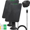 2 Pack 6W Solar Panel for Blink Outdoor 4 Solar Panel Charger with Battery, Secure Wall Mount, 13.12ft Cable, IP65 Weatherproof, 360° Bracket, Compatible with New Blink Camera