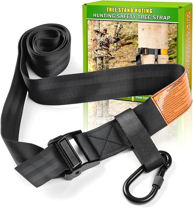 Tree Strap Hunting, Hunting Safety Harness Tree Strap, Tree Stand Safety Strap, Make Hunting Safer and Easier