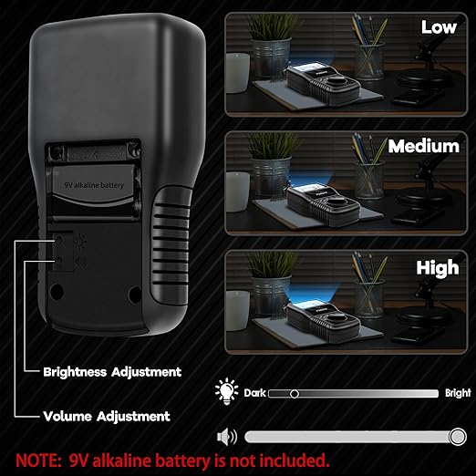 EMF Meter, 3-in-1 Multi-Field Electromagnetic Radiation Detector for EF RF MF, EMF Detector Meter, for Home & Office EMF Measurement Devices, Ghost Detectors, EMF Detector Tester