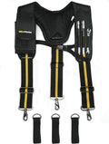 MELOTOUGH Tool Belt Suspenders for Work Belt Suspenders Heavy Duty Padded Suspenders for Electrician/Construction/Farmer