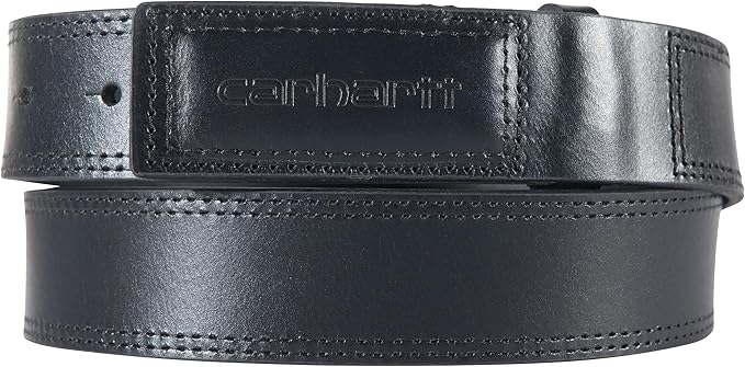 Carhartt Men's Bridle Leather Classic Buckle and Scratchless Belts