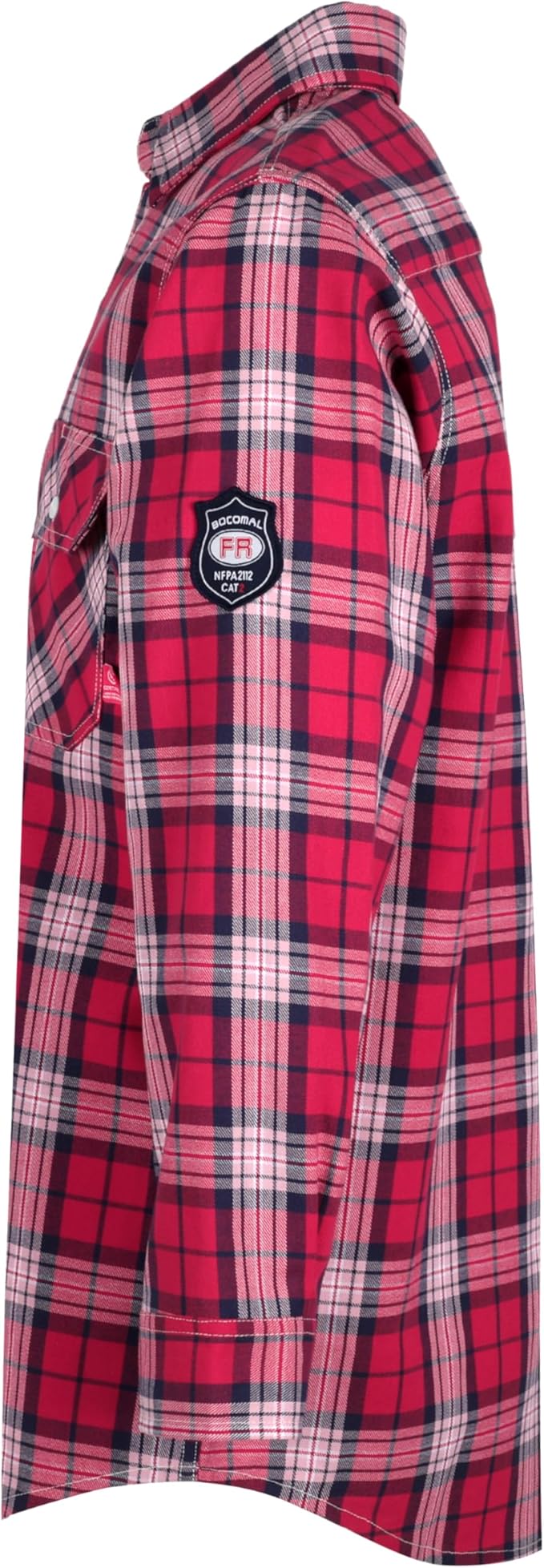 BOCOMAL FR Shirts for Men Flame Resistant Light Weight NFPA2112 Fire Retardant Welding Shirt Water & Oil Repellent Finish