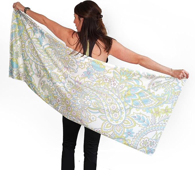 SHAKEitCOOL Large Cooling Shawl - Instant Heat Relief for Outdoor Events