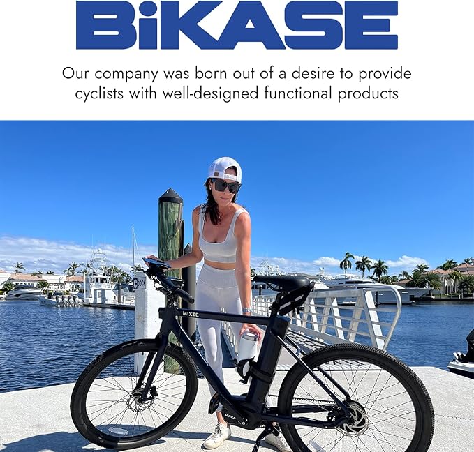 BiKase E-Bike Battery Cover Neoprene Electric Bicycle Battery Cover for Outdoor Riding, Transporting on Car Rack, eBike Battery Cover for Isolating Battery, Waterproof, Dirt Resistant
