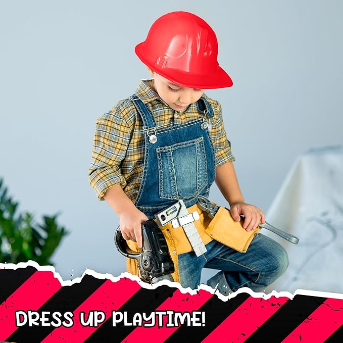 Windy City Novelties 12-Pack Construction Hats - Versatile Party Favors & Costume Accessories Kids Parties & Costume Props