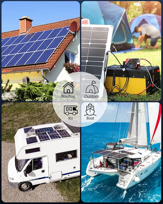 ELECTOP Solar Extension Cable with Solar Double Cable Entry Gland, 10AWG Solar Panel Cable Connector with Female and Male Connector Adapter Kit for Solar Project on RV Boat Van Solar Panels