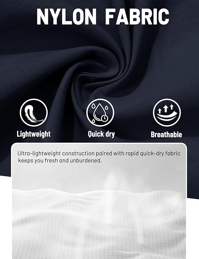 TACVASEN Men's Convertible Long Sleeve Fishing Shirts Lightweight Quick Dry Button Up Tactical Sun Shirts for Safari Hiking