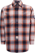 BOCOMAL FR Shirts Flame Resistant 100% C NFPA2112 7.5oz Men's Fire Retardant Welding Shirt