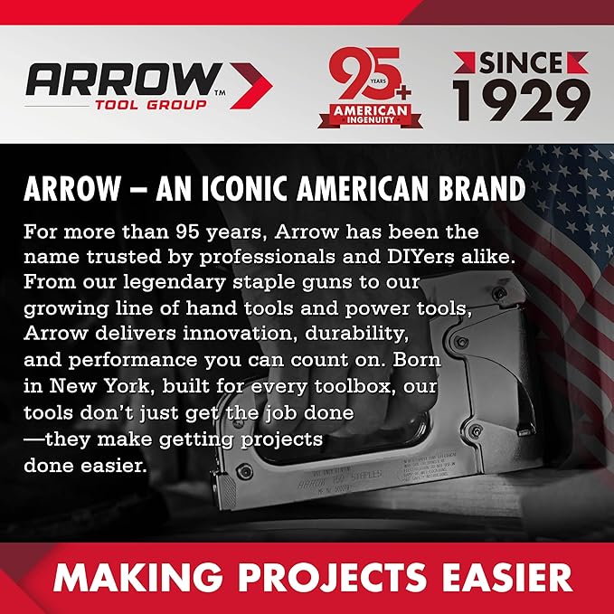 ARROW 9.5" Wire Crimper/Cutter, Wire Crimping Tool with Thick Dip-Grip Handle, CR-V Steel, Crimper Tool Electrical for 10–22 AWG Insulated & Non-Insulated Terminals and Connectors