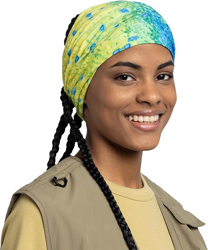 Buff CoolNet UV Neck Gaiter, UPF 50 Sun Protection, Breathable, Versatile, Quick Dry Face Mask, Solid Colors, Adult Size