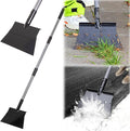 Suchtale Garden Flat Shovel,Floor Scraper, Heavy Duty Multifunctional Outdoor Cleaning Shovel with 54 Adjustable Long Handle, Ideal for Weed Removal, Lawn Edging,Trenching & Ice Scraping