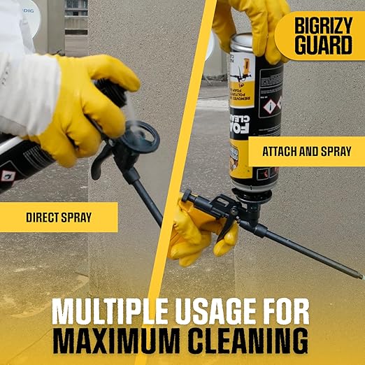 UPGRADED v2.0 Spray Foam Insulation Kit - Closed Cell Spray Foam, 32.8 oz Can, DIY Wide Polyurethane Expanding Sealant for Garage Door, Attic, Covers 240 Board ft(12 Pack, Gun & Cleaner)