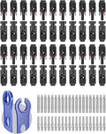BougeRV 44PCS Solar Connector with Spanners IP67 Waterproof Solar Panel Cable Connectors Male/Female 22Pairs(10AWG)