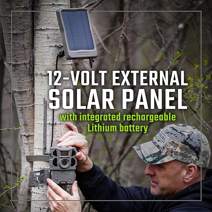 TACTACAM Reveal Solar Panel for Cellular Trail Cameras X 2.0, X, Gen 1, SK, XB (Solar Panel)